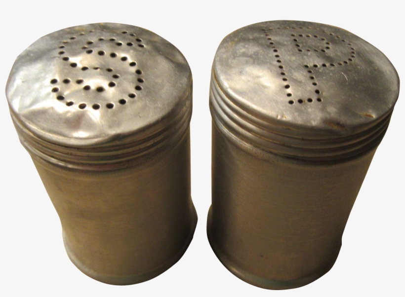At Rubylanecom Aluminum Range Or Picnic Salt And Pepper - Salt And Pepper Shakers, transparent png #4847963