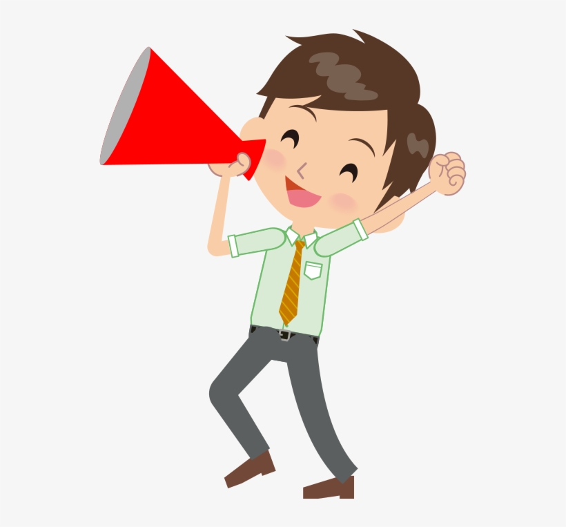Happy Marketing Guy - Cartoon, transparent png #4848019