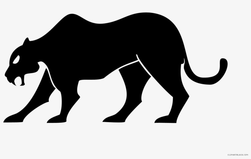 Svg Freeuse Black Panther Animal Free - Black Panther Silhouette, transparent png #4848372