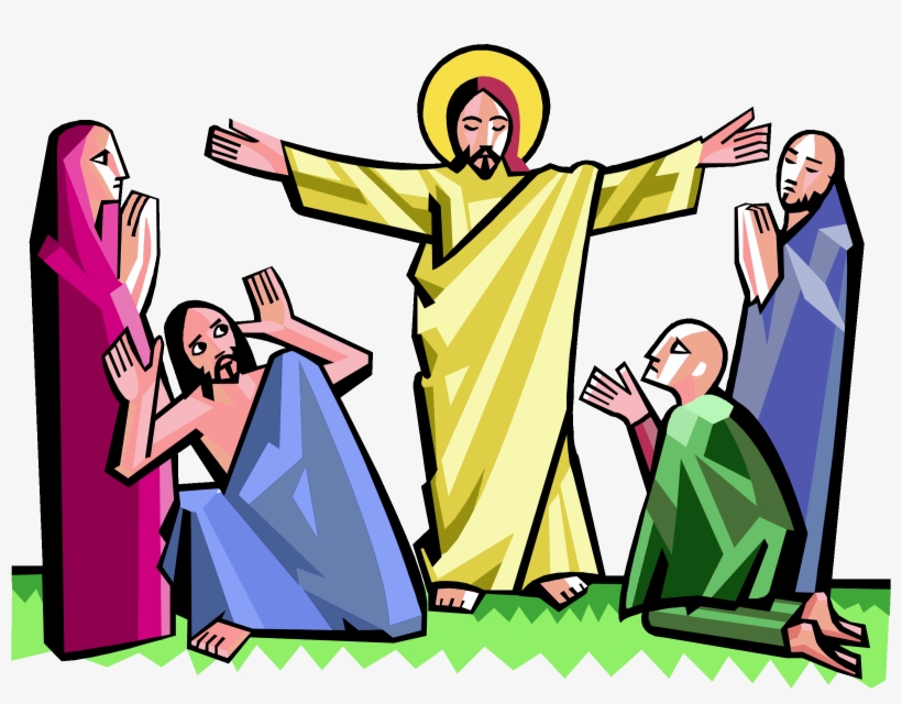 Faith In Jesus Clipart - Easter Jesus Resurrection Clipart, transparent png #4848872