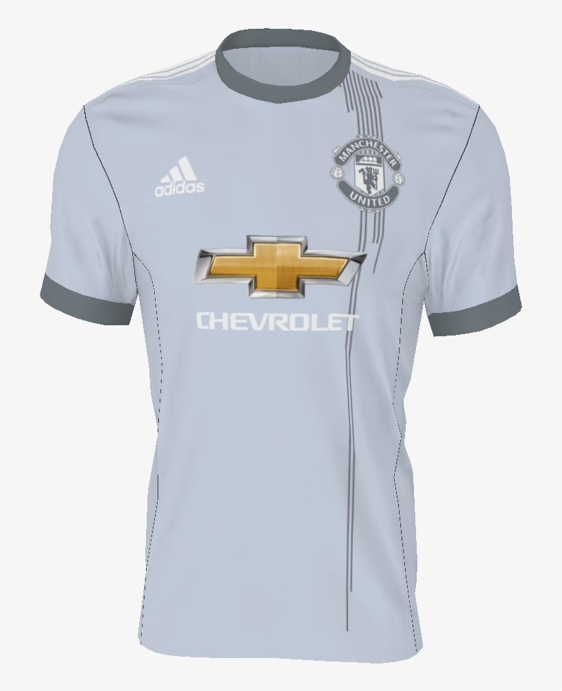 Adidas Santa Monica Manchester United - Man United 2017 18 Kit, transparent png #4849489