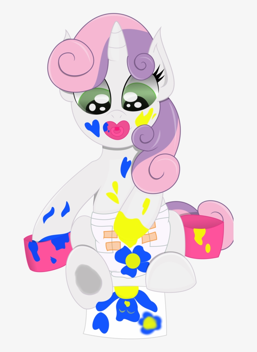 The Crusader Network, Baby Belle, Diaper, Foal, Hoof - Sweetie Belle Diaper, transparent png #4850803