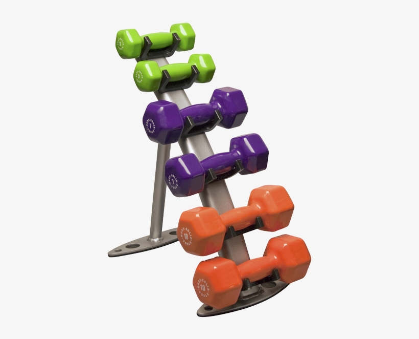 Gallery - Body-solid Vinyl Dumbell Rack, transparent png #4851068