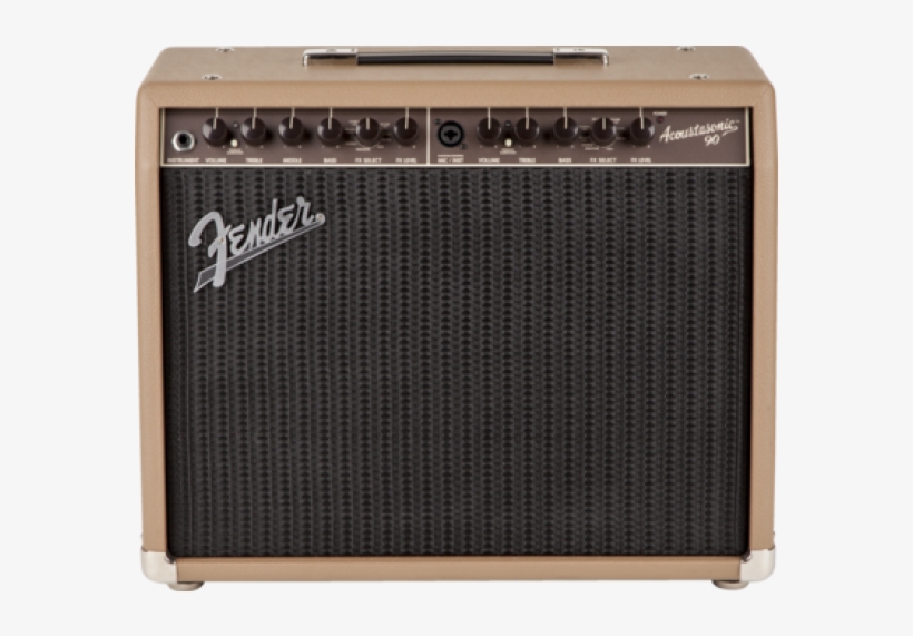 Fender Acoustasonic 90 Acoustic Guitar Amplifier Combo - Fender Acoustasonic 90 Acoustic Amp, transparent png #4852092