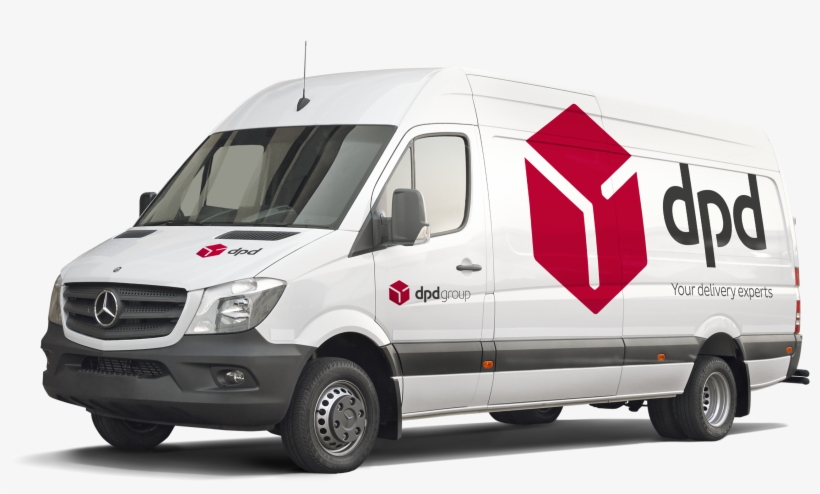 White Merc Dpd Front Vs2 - Dpd Van Png, transparent png #4852293