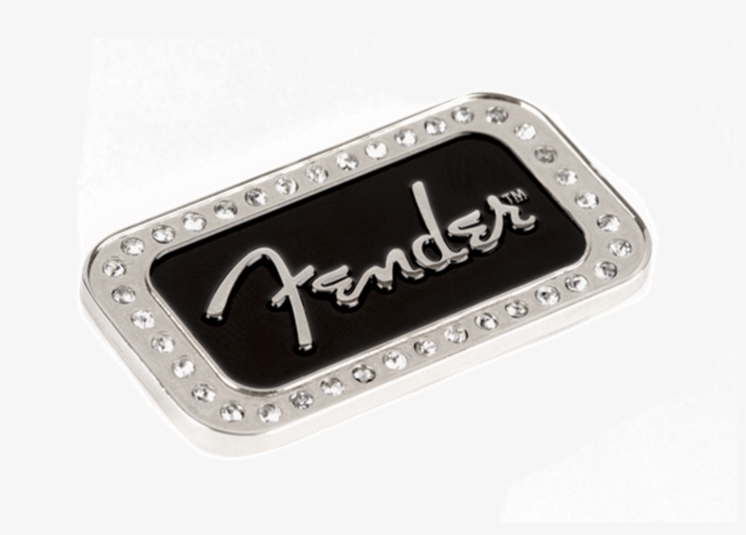 Click To Enlarge - Fender Guitars Official Rhinestone Magnet 910-0286-000, transparent png #4852354