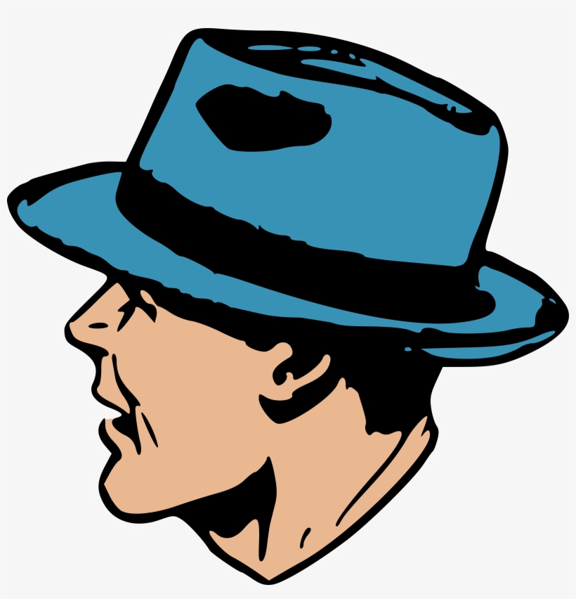This Free Icons Png Design Of Man In Blue Hat, transparent png #4852928