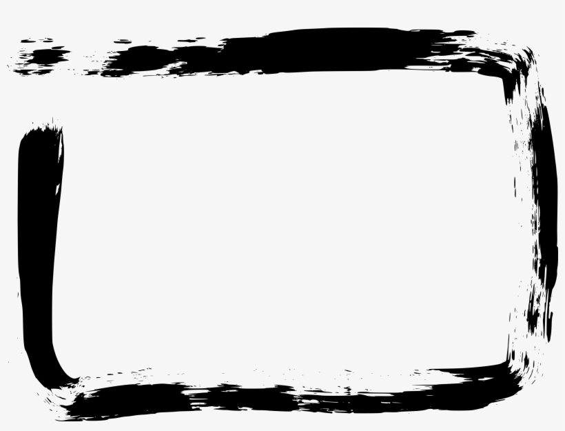 Free Download - Brush Stroke Frames Png, transparent png #4854171