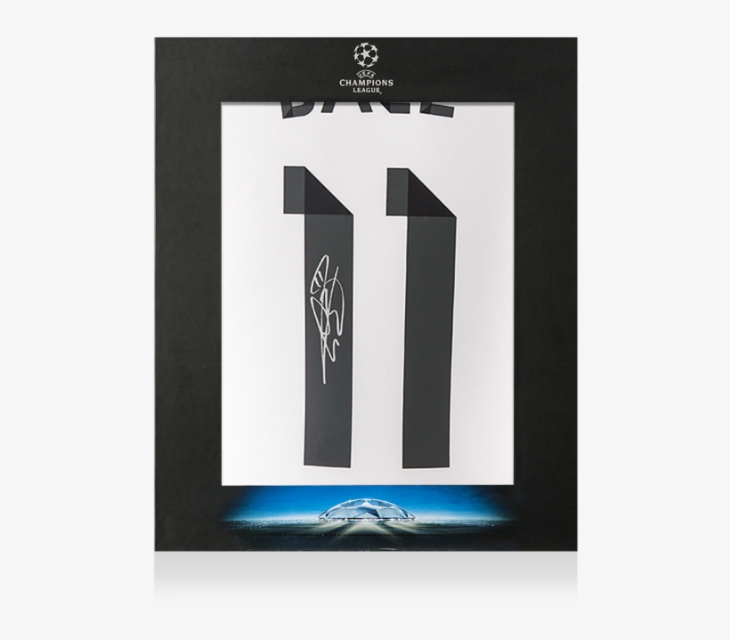 Gareth Bale Official Uefa Champions League Back Signed, transparent png #4854640