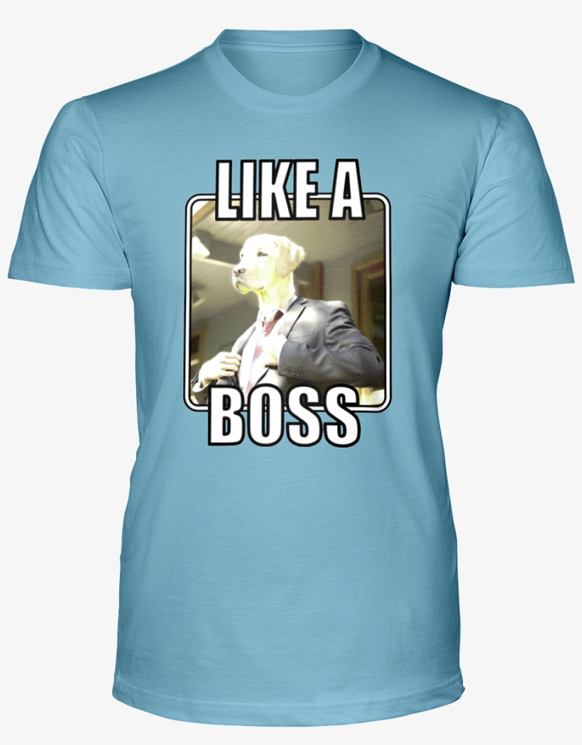 Like A Boss - Real Men Love Cats Tee, transparent png #4855357