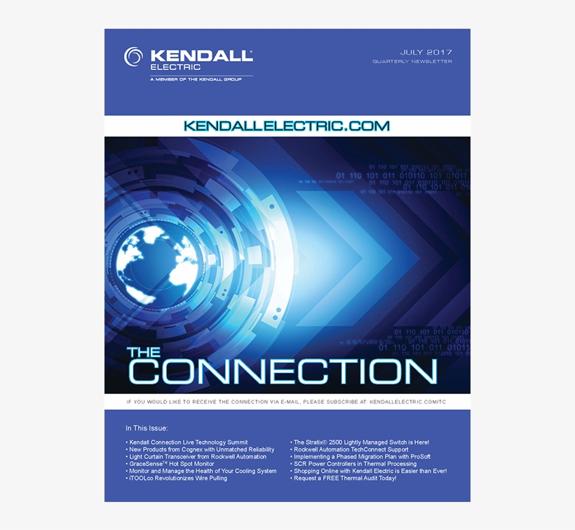 The Connection July 2017 Kendall Electric - Kendall Electric Inc, transparent png #4855881
