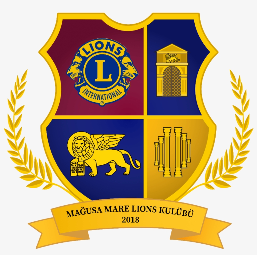 Magusa Mare Lions Club - Lions International Square Sticker 3" X 3", transparent png #4856277
