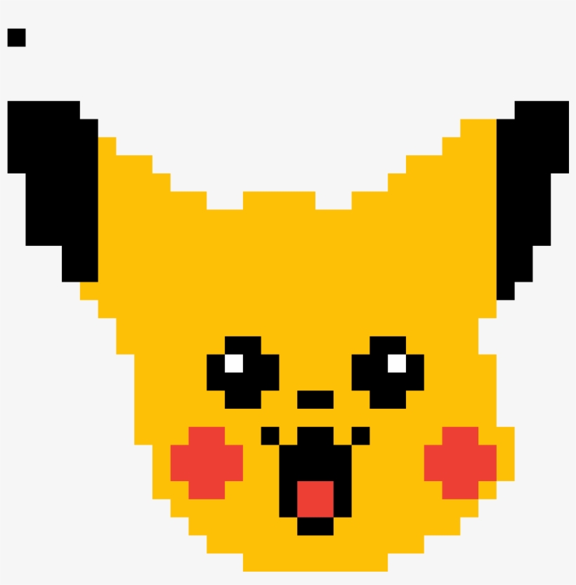 Pikachu - Pixel Art, transparent png #4856443