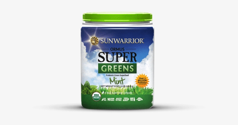 Ormus Supergreens Mint - Sunwarrior Warrior Blend, transparent png #4856732