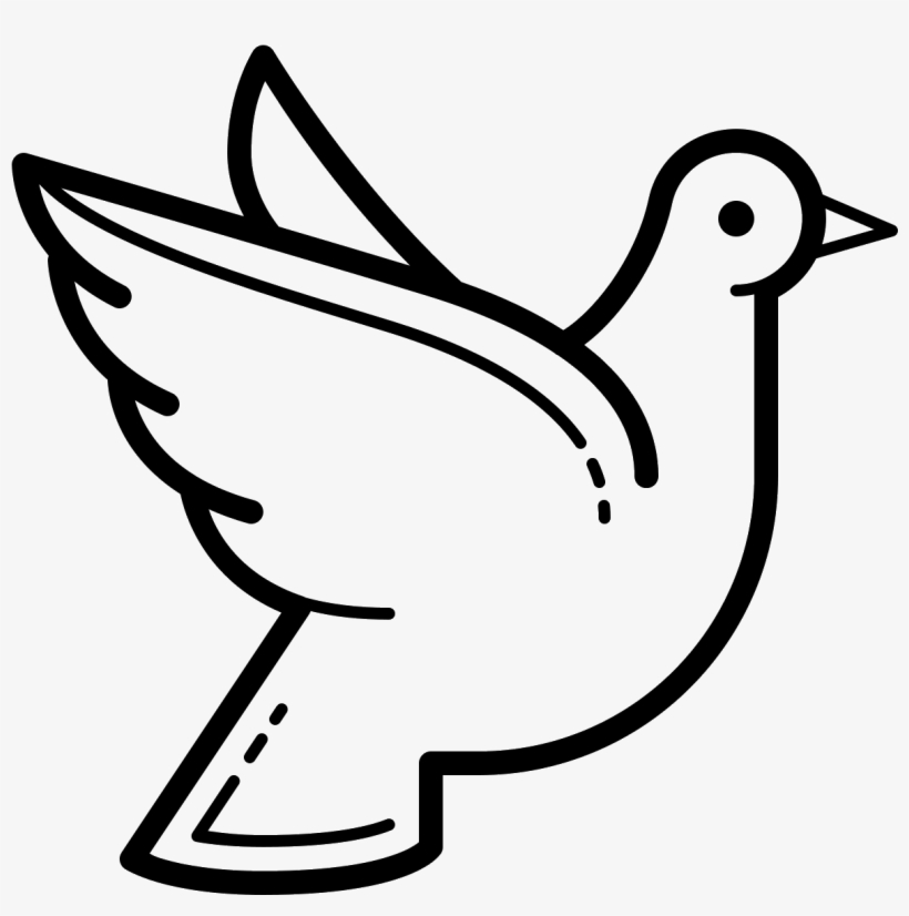 Dove Icon - Icon, transparent png #4856733