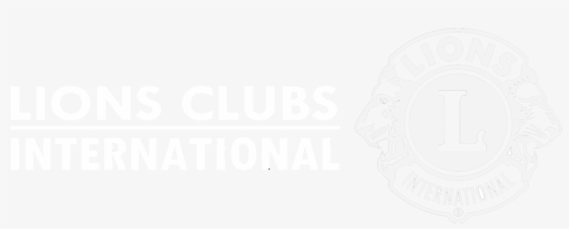 Lions-club White - Lions Clubs International, transparent png #4857049