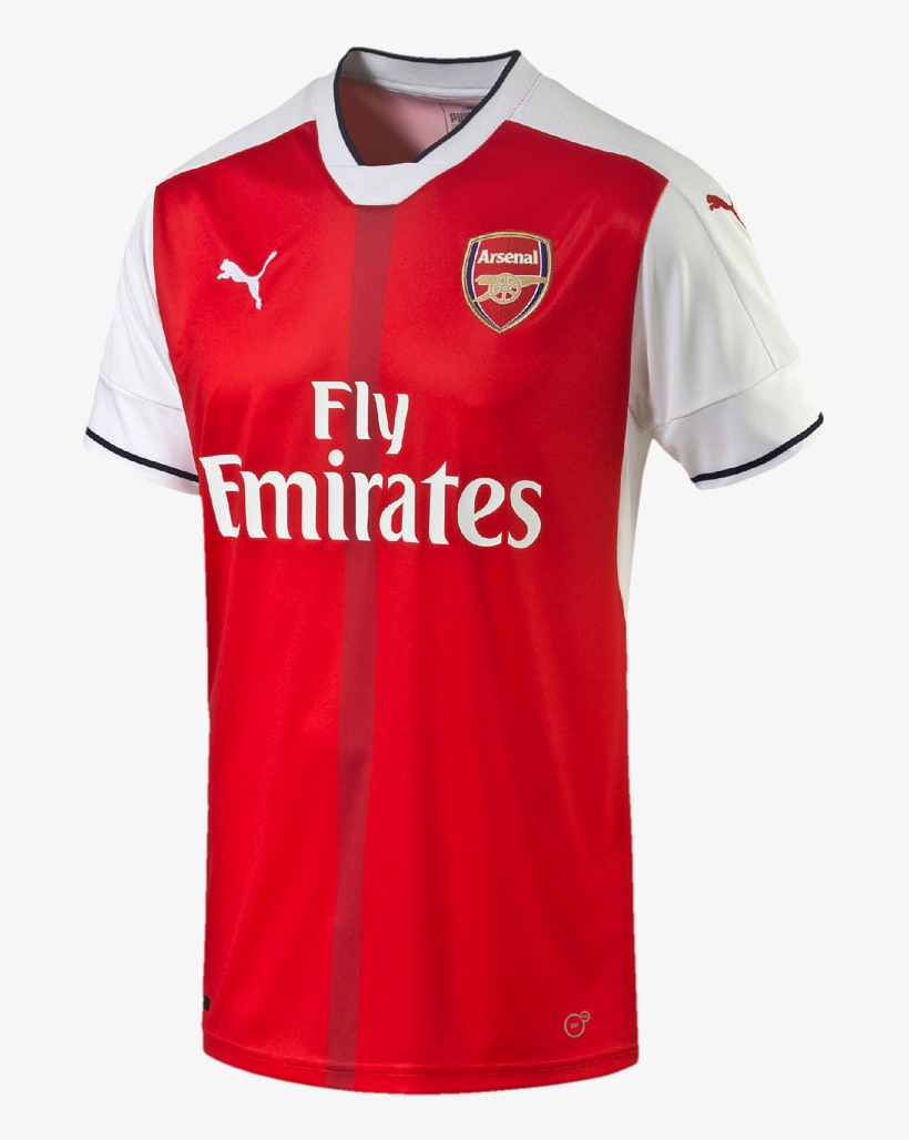 Puma Fc Arsenal Game Shirt 16/17 - Arsenal 17 18 Home Kit, transparent png #4857875