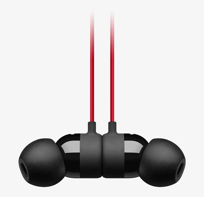 Defiant Black-red - Beats X Bluetooth Earphones - Grey, transparent png #4858724