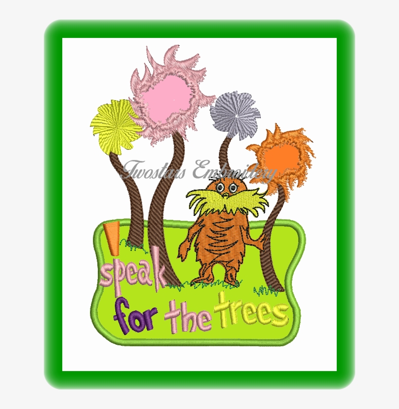I Speak For The Trees The Lorax, transparent png #4858827
