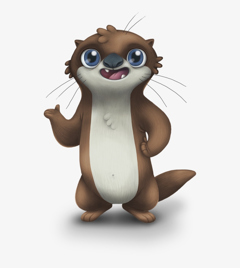 Otis The Otter - Otter, transparent png #4858991
