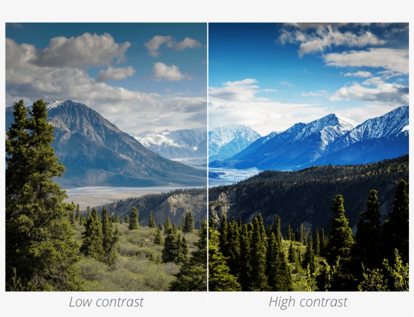 Contrast - Landscape Mountains, transparent png #4859104