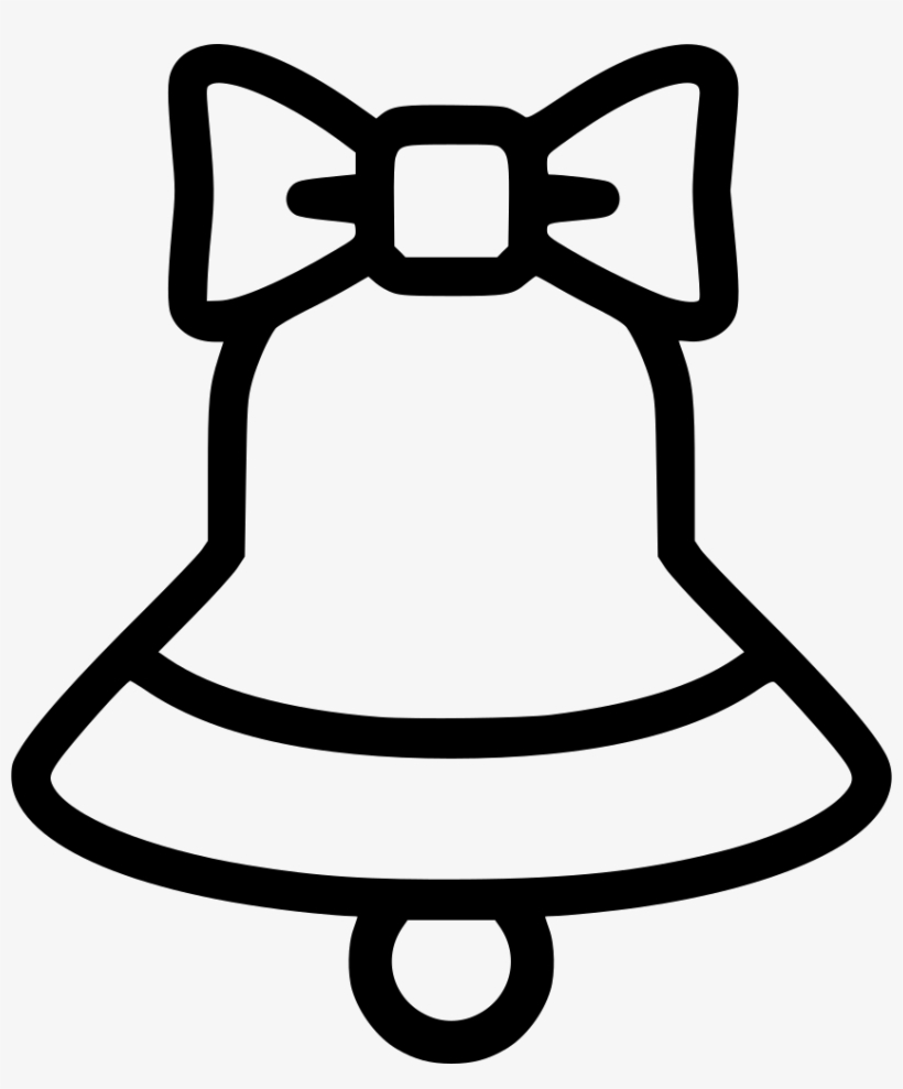 Jingle Bell Comments - Bell Black And White Png, transparent png #4859235