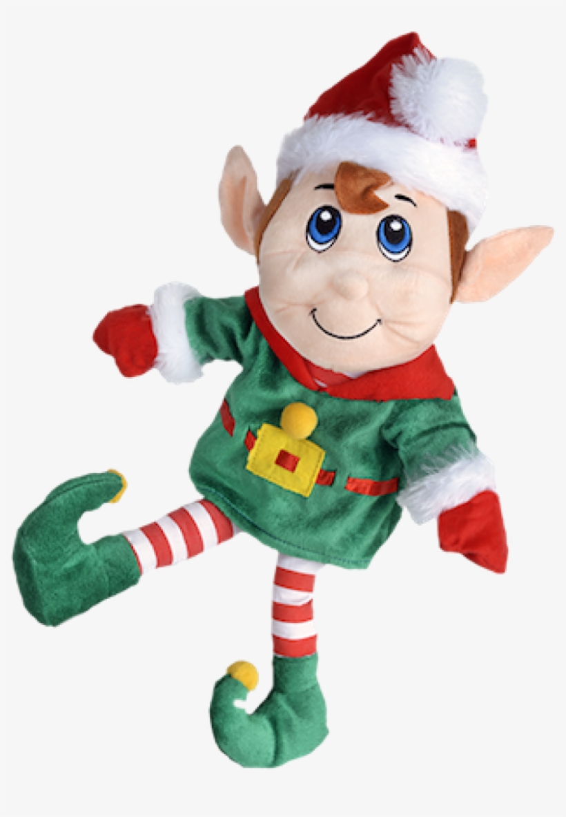 Jingle The Christmas Elf Singing Jingle Bells - Elf Teddy, transparent png #4859280