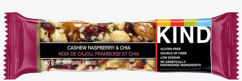 Cashew Raspberry Chia - Kind Raspberry Cashew Chia, transparent png #4859794