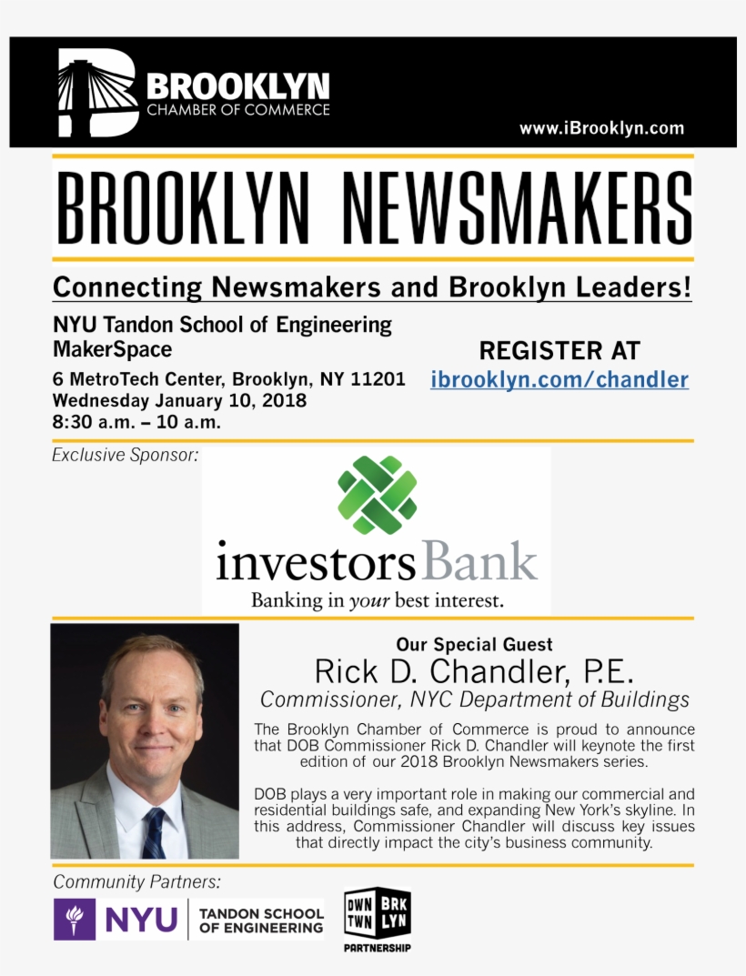 Brooklyn Designs On Twitter - Investors Bank, transparent png #4859865