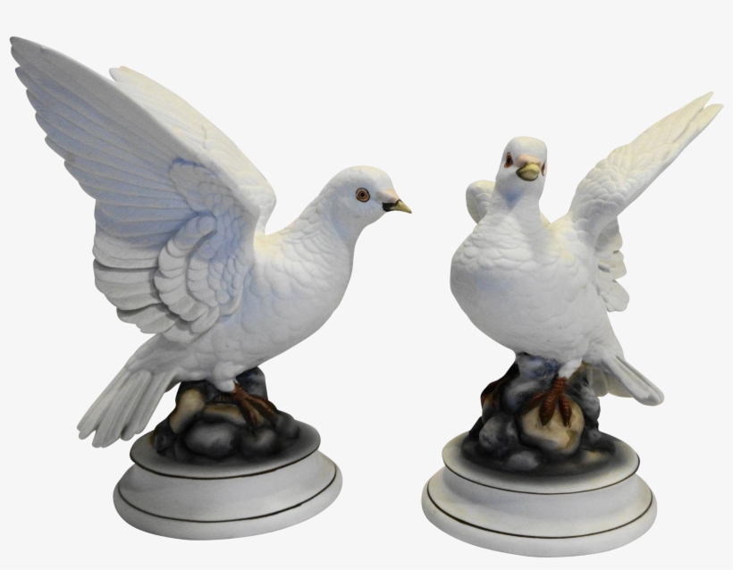 Andrea By Sadek White Dove Figurines Statues Porcelain - Figurine, transparent png #4860052