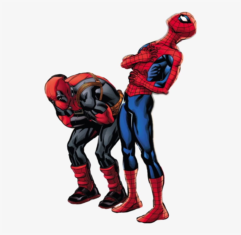 Report Abuse - Deadpool And Spiderman Png, transparent png #4861113
