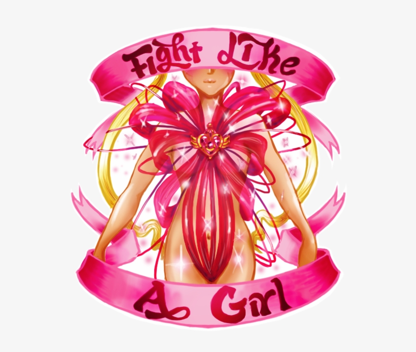 Sailor Moon Fight Like A Girl - Sailor Moon, transparent png #4861792