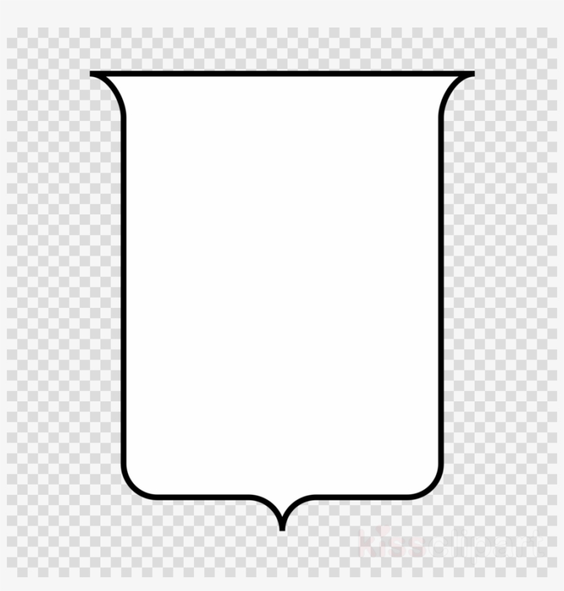 Blank Heraldic Shield Clipart Escutcheon Heraldry Clip - Sitting On Floor Icon, transparent png #4862417