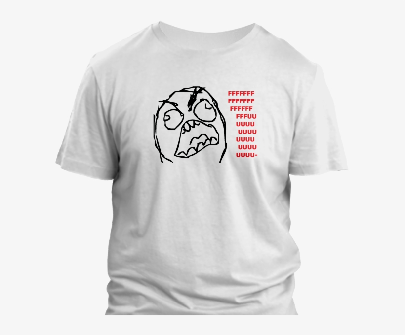 Ffuuu - Meme Faces - Justin Beaver T Shirt, transparent png #4863281
