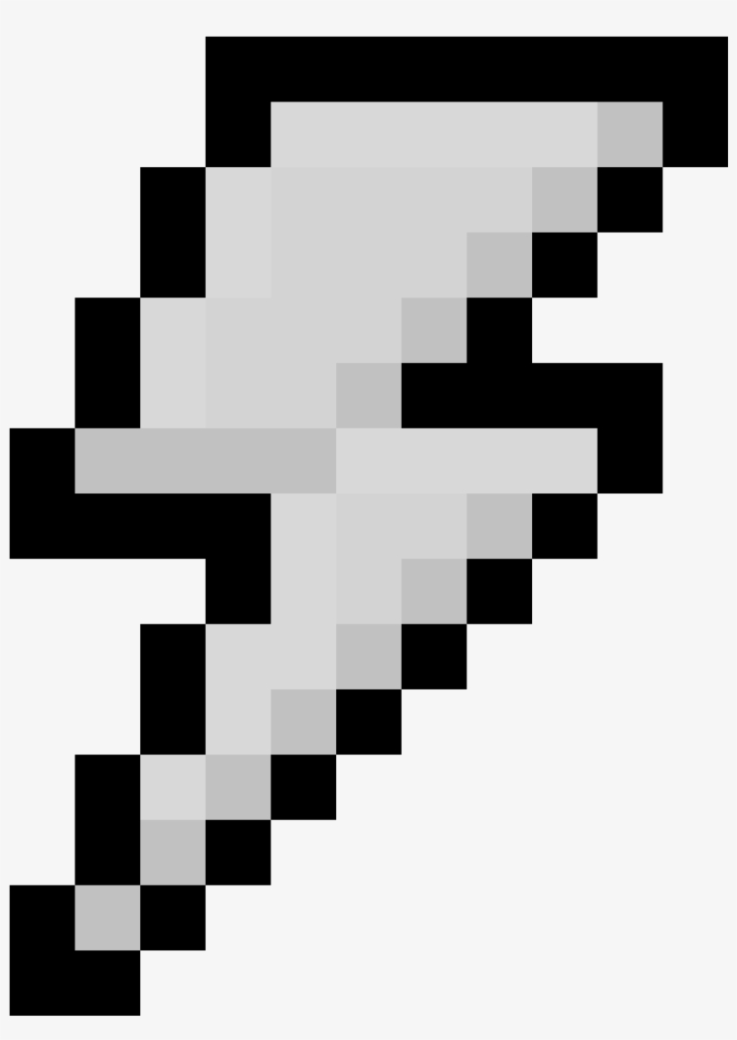 Lightning Bolt Pixelated Lightning Bolt Free Transparent Png Download Pngkey