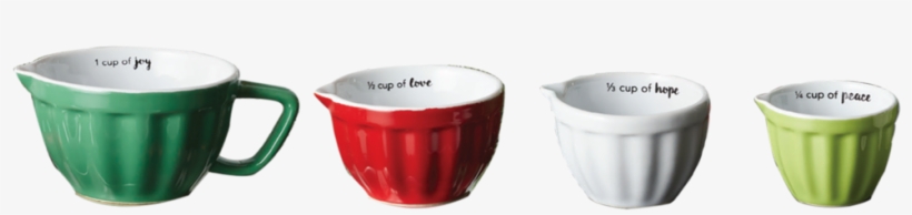 Christmas Measuring Cups 10 - Measuring Cup, transparent png #4863935