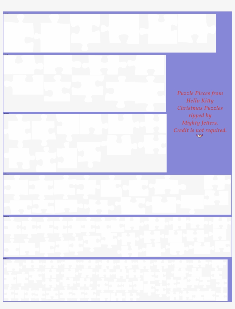 Hello Kitty Christmas Puzzles - Number, transparent png #4863984