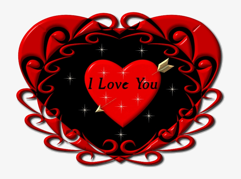 I Heart You Clipart At Free For Personal Use Gif Heart - Love You Heart Gif, transparent png #4864266