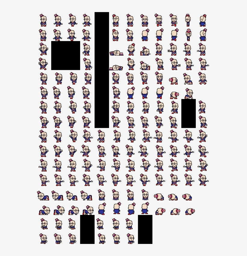 Edit - Platformer Sprite Sheet Base, transparent png #4864543