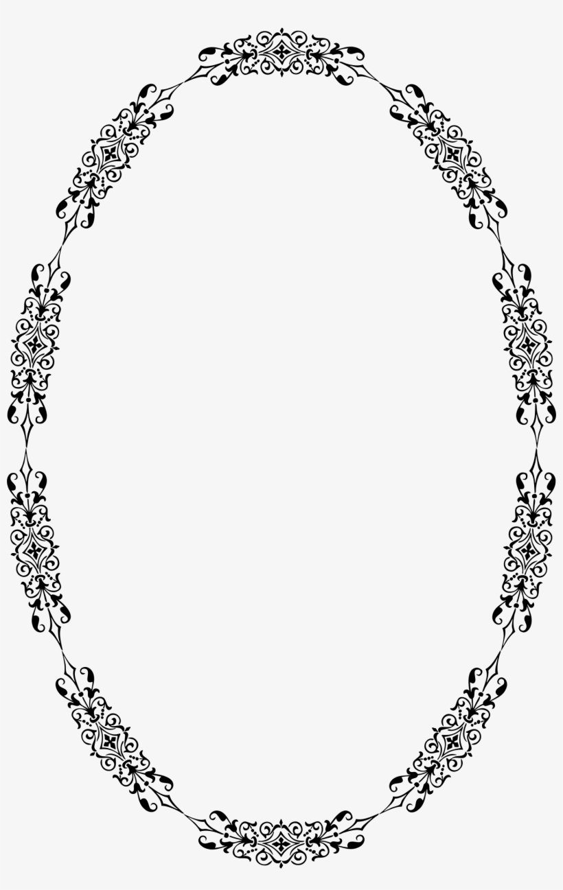 Big Image - Ornament Oval, transparent png #4864870