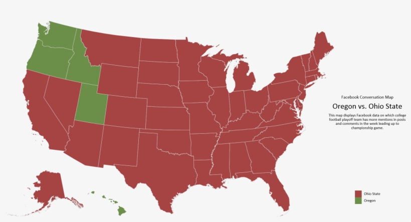 Ohio State Is Dominating The National Conversation - Kentucky Color Map, transparent png #4865153
