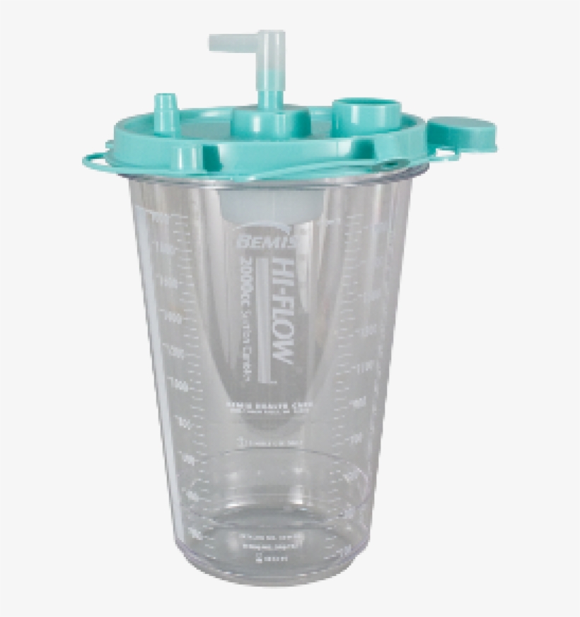 Aspirator Canisters - Precision Medical 2000cc Suction Canister,2000cc Canister,12/pack,502687-12", transparent png #4865220