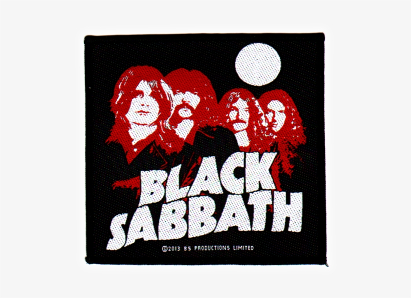Black Sabbath Official Woven Patch Red Portraits Sew-on - Logo Black Sabbath Png, transparent png #4865485