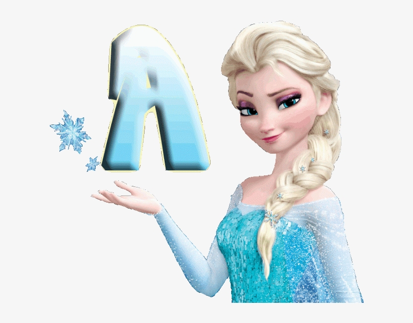 Alfabeto Decorativo Frozen Png - Frozen Characters Png Elsa, transparent png #4866680