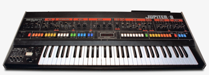Roland Jupiter-8 Synth, 1983 - Roland Jupiter 8, transparent png #4867234