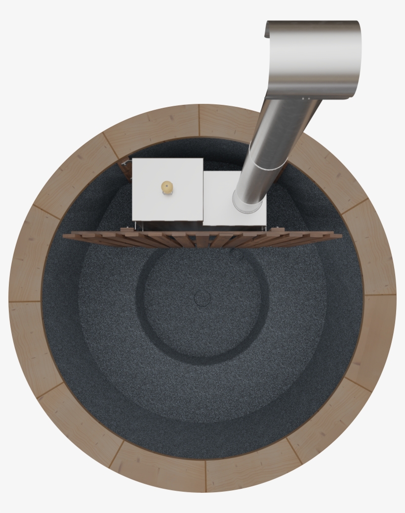 Basic Intern Granite Black Thermowood Woody Se 255 - Circle, transparent png #4867586