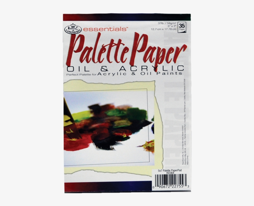 Palette Paper Pad 35 Sheets - Royal Brush Essentials Palette Paper Pad 5"x7" 35 Sheets, transparent png #4867640
