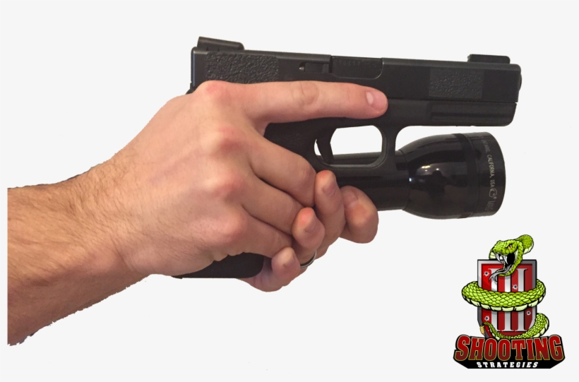 Hand Holding Flashlight - Airsoft Gun, transparent png #4868051