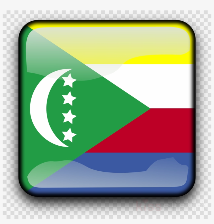 Download Flag Of The Comoros Flag Of The Comoros Flag - 3x5' Lightweight Polyester Comoros Flag, transparent png #4868443