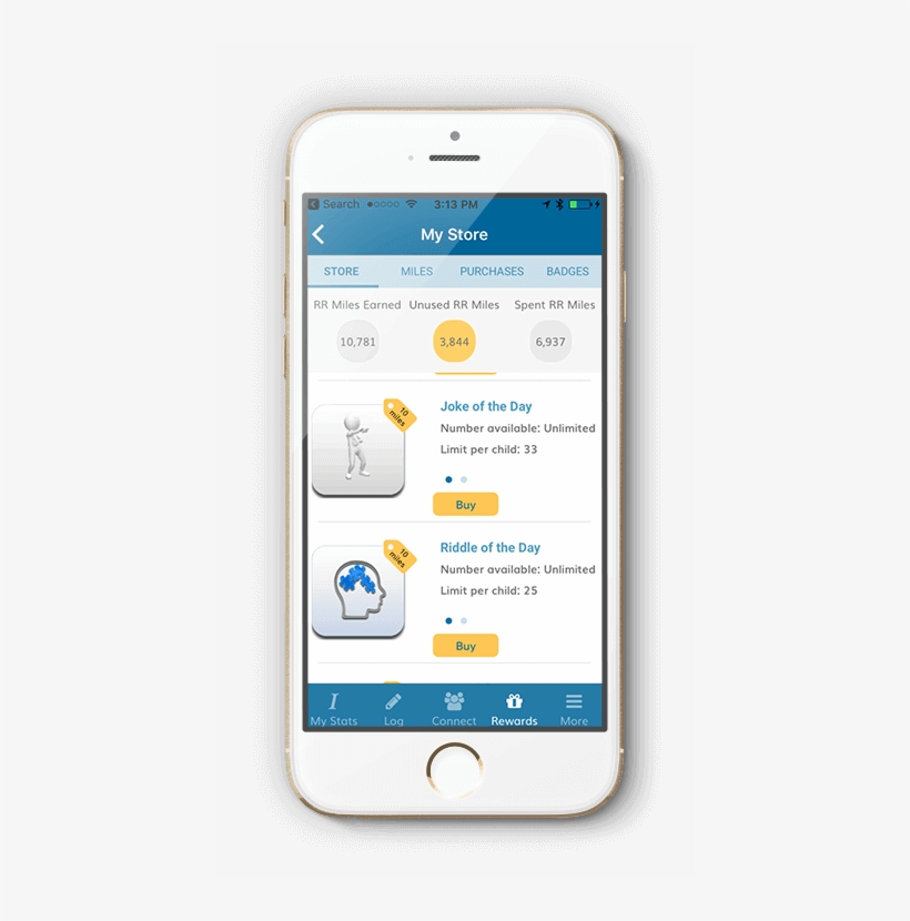 “purchase” Rewards In Exchange For Rr Miles - Reading Stats App, transparent png #4869718
